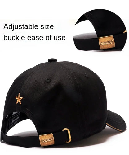 Men's Hat Baseball Cap for Men New Fashion Luxury Brand Embroidery Chinese Style Big Size Cotton Trucker Hat HipHop For 4seasons