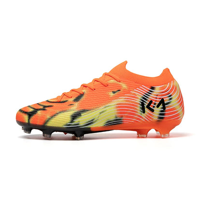 Chaussures de football à crampons longs pour adultes, résistantes à l'usure, respirantes, crampons de football pour hommes, chaussures de sport professionnelles pour entraînement et matchs