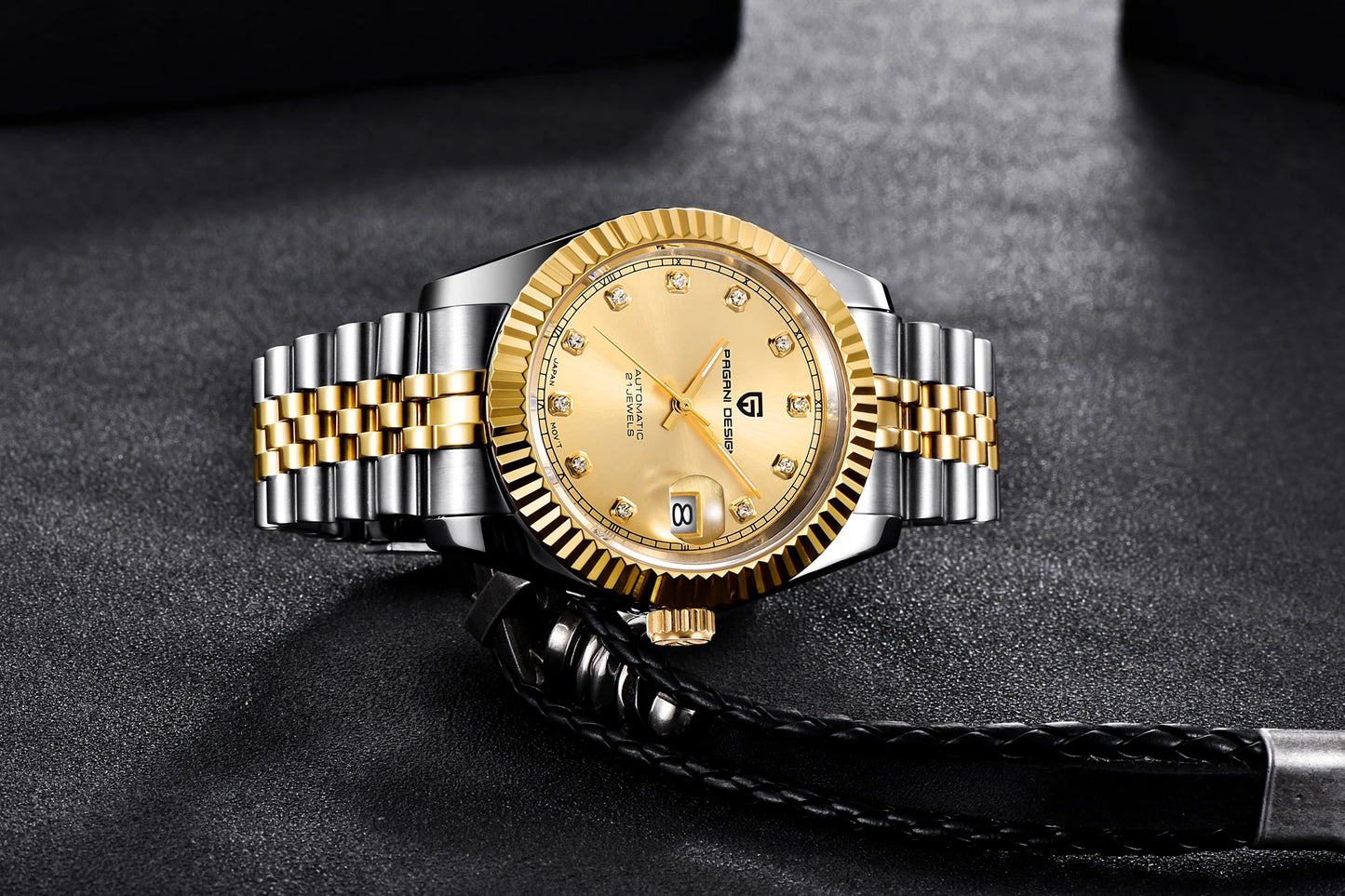 Orologi PAGANI DESIGN 2026 nuovi, meccanici di lusso oro e argento da uomo, in acciaio inossidabile, vetro zaffiro, automatici