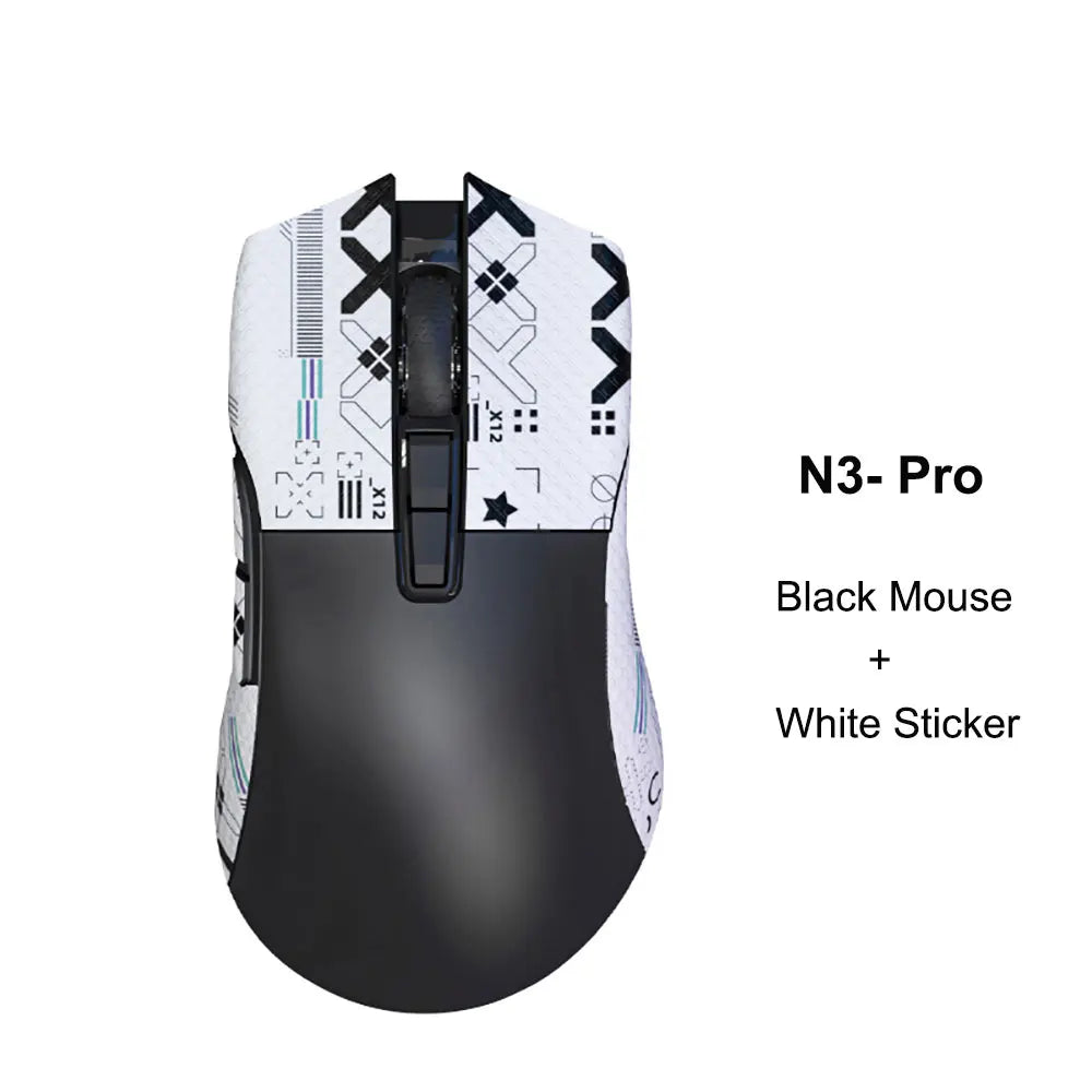 Motospeed Darmoshark N3 Pro Bluetooth brezžična gaming miška, dvojni 8K, tri-mode, polnilna, PAW3395, 64g, ergonomska miška za gamerje