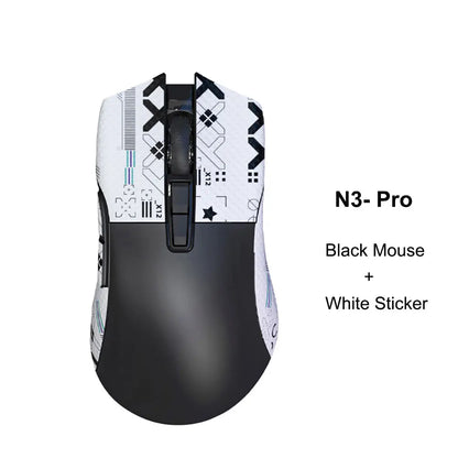 Motospeed Darmoshark N3 Pro Bluetooth brezžična gaming miška, dvojni 8K, tri-mode, polnilna, PAW3395, 64g, ergonomska miška za gamerje
