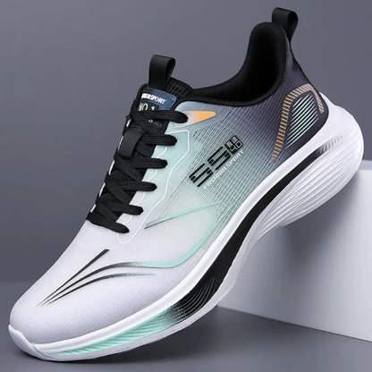 Zapatillas de maratón con suela de carbono para hombre, zapatillas deportivas informales, con amortiguación de aire, lujosas, cómodas, ligeras, para correr, calzado masculino