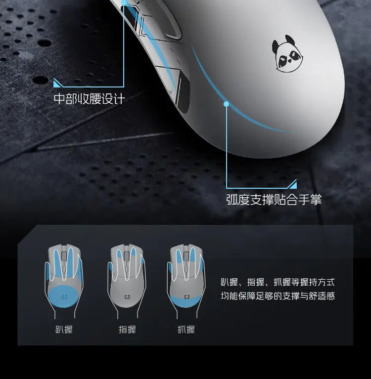 Metaphyuni Metapanda P1 Wireless Mouse P1 Pro Max Paw3395L Ow Latency Lightweight E-Sports Gaming Mouse Ergonomics Pc Gamer Gift
