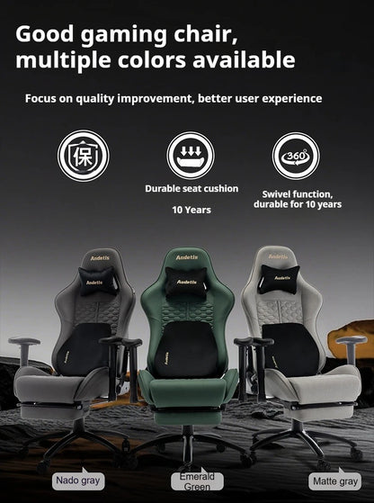 Office Ergonomic Gaming Chairs Desk Gamer Computer Comfortable Chaises Vanity Chair Technology Fabric Sillas Gamer Home Bedroom
