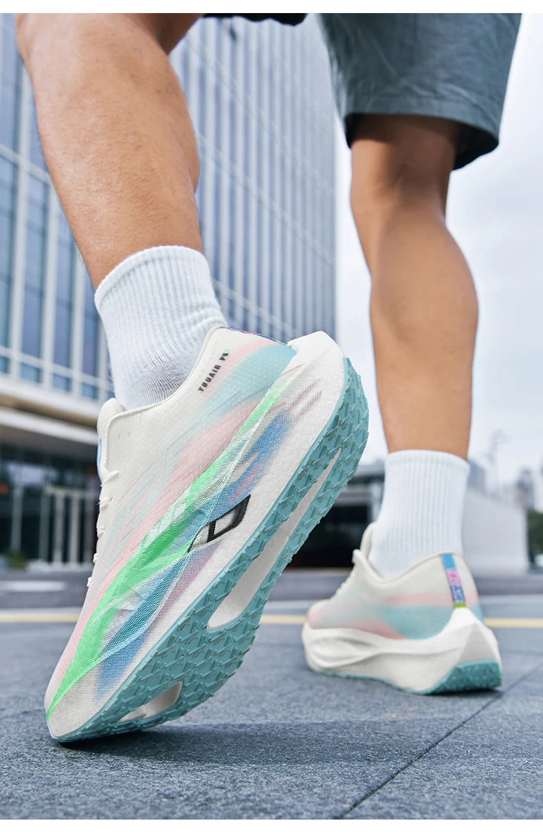 Running Shoes Men Sports Carbon Plate Specialty Breathable Lightweight Women's Comfortable Athletic Non-slip Sneakers Marathon
