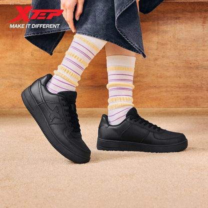 Zapatillas Xtep blancas para mujer 2026 primavera, parejas, versátiles, modernas, casuales, de suela gruesa con aumento de altura, calzado deportivo para mujer 874118319851
