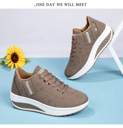 Women’s Sneakers Fashion Women’s Vulcanized Shoes High-Quality Flats Shoes for Women Walking Platform Plus Size Zapatillas Mujer
