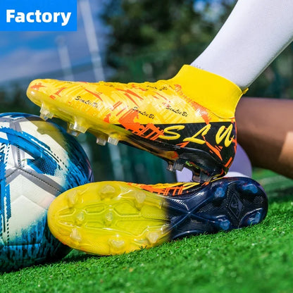 Professional Football Boots Men Soccer Shoes Society Football Cleats FG Ultralight Training Soccer Sneakers Outdoor Sports Shoe