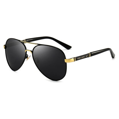 Classic Big Pilot Sunglasses Men Women Luxury Metal Black Aviation Sun Glasses Male Fashion Driving Vacation Shades UV400 Goggle