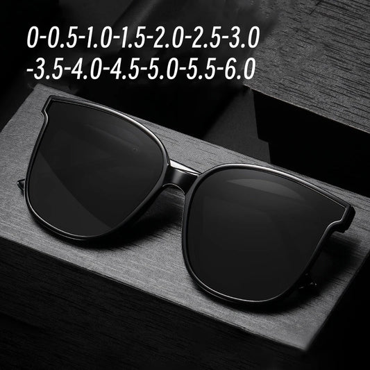 Men Women Fashion Polarized Sunglasses Blue Light Blocking Myopia Glasses Anti-radiation Near Sight Eyewear Diopters 0 To -6.0
