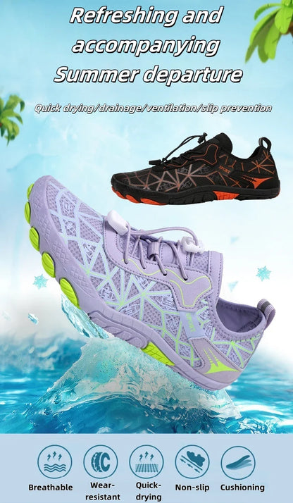 Barefoot Shoes,Quick-Drying Non-slip Outdoor Men's lightweight Wading Shoes,Suitable For Beaches,Hiking,Fitness,Sports Shoes36-4
