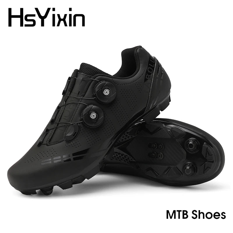 MTB cycling shoes breathable men and women off-road mountain bike cycling shoes self-locking speed mountain bike pedal shoes