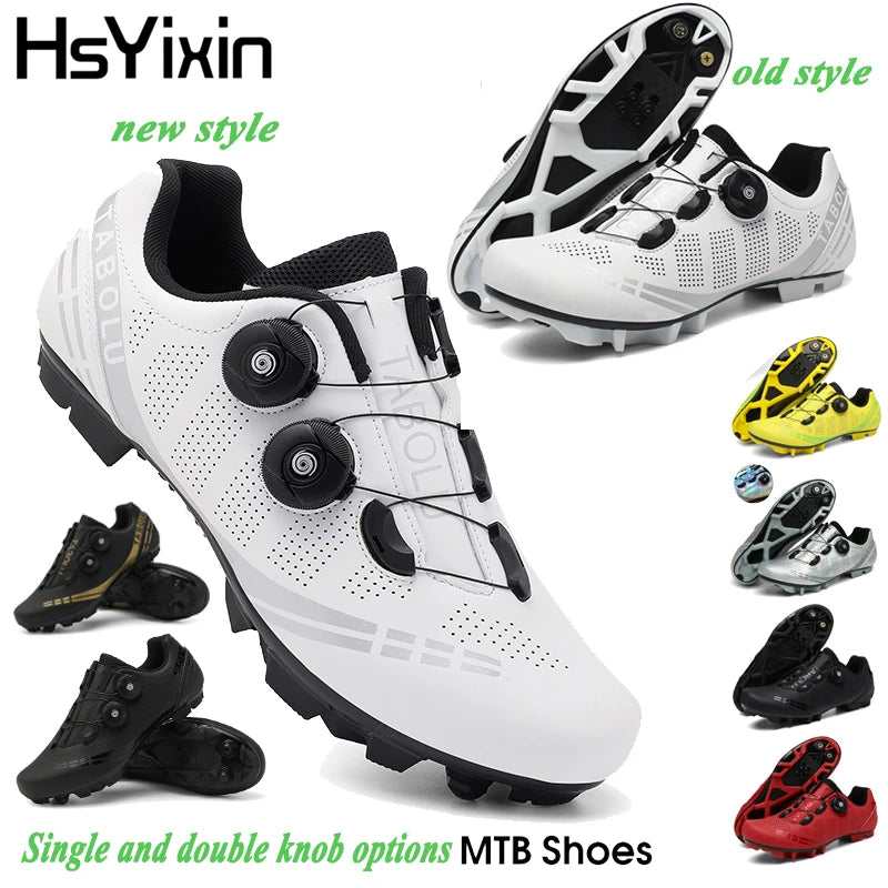 MTB cycling shoes breathable men and women off-road mountain bike cycling shoes self-locking speed mountain bike pedal shoes
