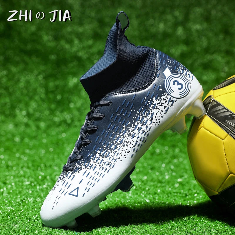 Teenage Adult Football Shoes New Fashion Large Size Sneaker Outdoor Professional Competition Training Football Footwear 31-48