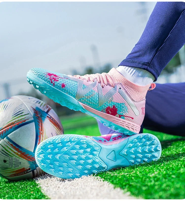 Scarpe da calcio da uomo, scarpe da calcio Society, scarpe da calcio professionali, scarpe da calcio da campo veloce al coperto, scarpe da ginnastica da ragazzo, allenamento originale
