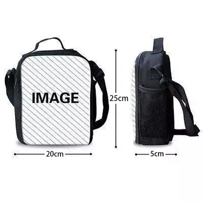 Zaini per bambini con design Hot Game, borsa pranzo e astuccio, borse scuola per alunni ad alta capacità, per bambino e bambina, regalo ideale F-FortniteS