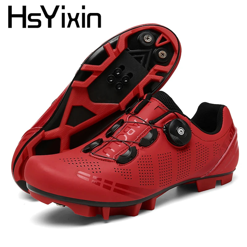 MTB cycling shoes breathable men and women off-road mountain bike cycling shoes self-locking speed mountain bike pedal shoes