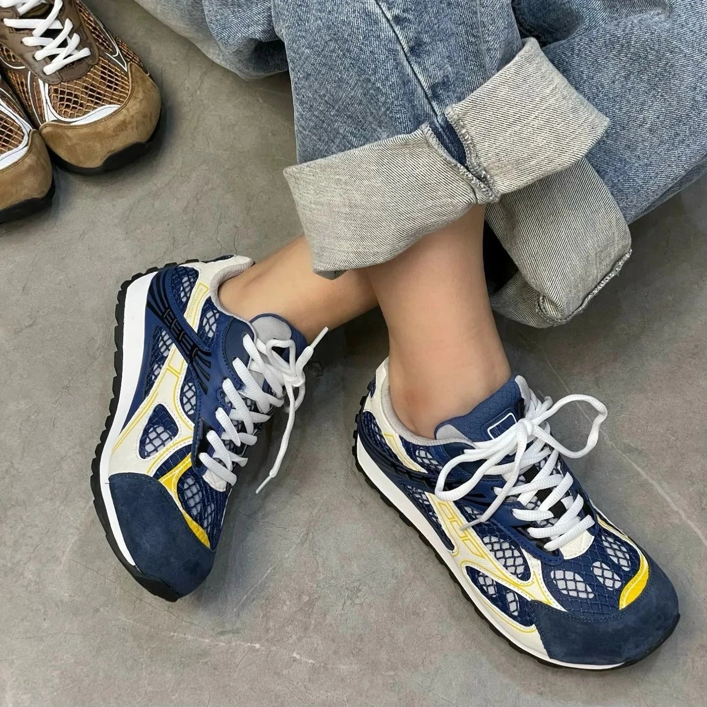 Zapatillas de running de estilo moderno, calzado deportivo cómodo y ligero para hombre y mujer