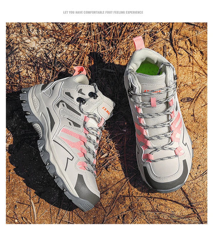 Zapatillas de senderismo unisex, zapatillas deportivas para actividades al aire libre, botas de acampada, zapatillas impermeables de mujer para caminar, zapatillas de senderismo antideslizantes