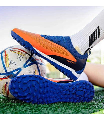 New Men Football Boots Outdoor Cleats Breathable Adult Non Slip Soccer Shoes Sport Long Spikes Training Boys Match Comfortable
