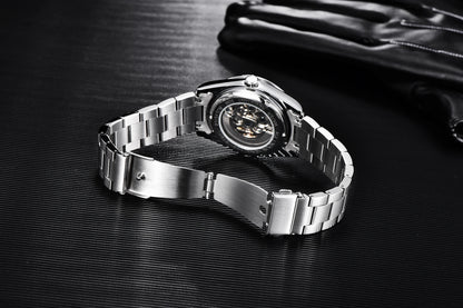 BENYAR 2025 Nuovo orologio meccanico automatico da uomo, stile business e sportivo di lusso, impermeabile 50M, orologio da uomo