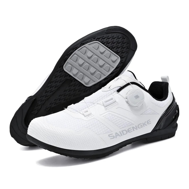 Sapatilhas de Ciclismo Unissexo Novas Profissionais Leves Luxyry Originais para Estrada em Borracha MTB Corrida Bicicleta Moda Bike Street Sports