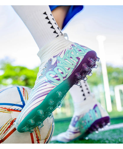 Muške i ženske kopačke za nogomet na otvorenom, protuklizne kopačke za nogometni teren, ultralagane tenisice za futsal TF/FG, nogometne tenisice s čepovima