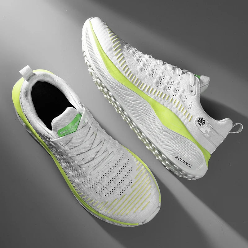 Men's Cushioning Running Shoes EVA Midsole for Shock Absorption Lightweight & Breathable Mesh Sports Sneakers Gym and Walking