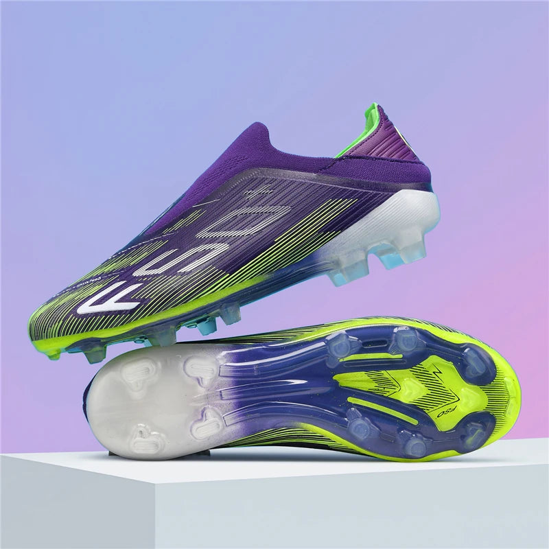 New Men Football Boots Match Cleats High-quality Futsal Indoor Sneakers Non-Slip Grass Soccer Shoes Hot-selling High-top Outdoor
