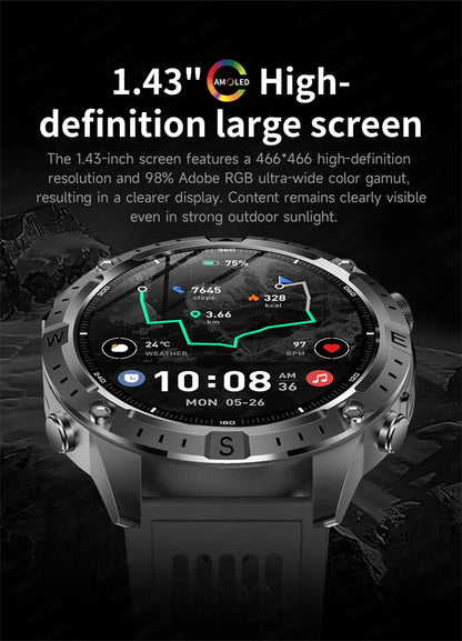 Smart Watch Men GPS Track High End watch Swim Waterproof Watches six axis sensor Sports 2GB Memory GPS Map Compass Smartwatch