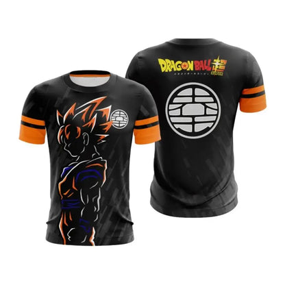 Dragon Ball Z herr-T-shirt Vegeta Streetwear Trend Y2K Harajuku sommar Vegeta T-shirt Anime Saiyan kortärmad Goku-tröja