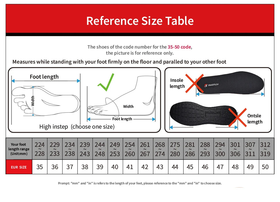 Baasploa Men New Hiking Shoes Outdoor Waterproof Wear Resistant Non Slip Sneakers Male Casual Lightweight Lace-Up Walking Shoes