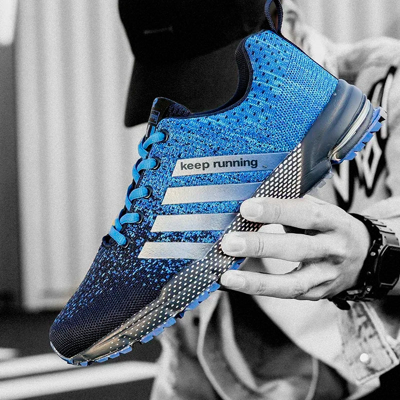 Men's and Women's Flats Fashion Casual Sneakers Couple Walking Shoes Plus Size 36-48 Breathable Fitness Running Shoes Men Shoes