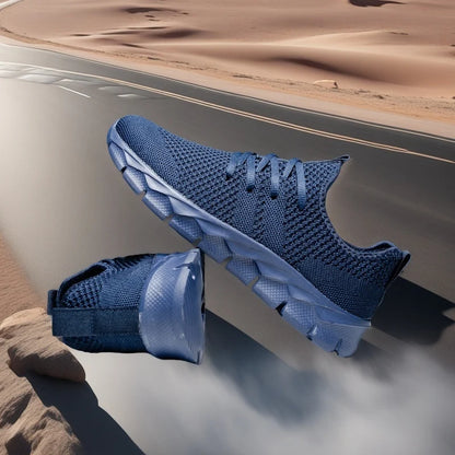 Herresneakers i mesh, lette damesko, afslappede flade sko, herreløbesko, sportssko, bløde tennissko, åndbare herresneakers