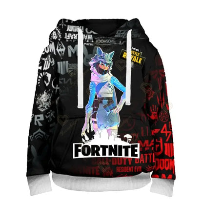 Sweatshirts e hoodies Fortnite Peely com estampado de novo design, para homem, mulher e criança, manga comprida, moda casual, streetwear com capuz, pulóveres