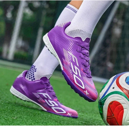 Nouvelles chaussures de football pour hommes, adaptées à la pratique sur gazon, ultralégères, antidérapantes, baskets de sport pour activités de plein air, chaussures de football professionnelles, chaussures d'entraîne