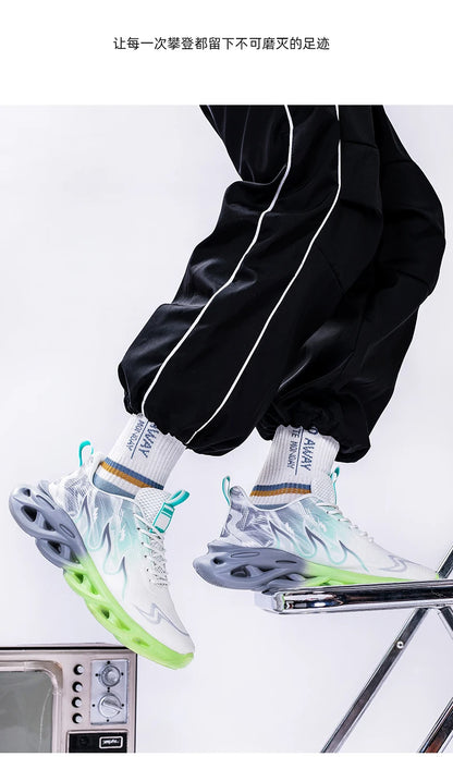 Men Running Shoes Breathable Mesh Sports Shoes Cushion Casual Sneakers Lightweight Comfortable Tennis Shoes﻿ Athletic Footwear