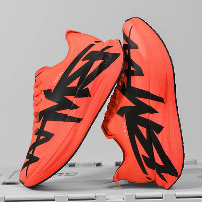 Ténis de corrida para homem, em malha para atividades ao ar livre, sapatos de luxo, sapatilhas para casal, ténis todo-o-terreno, com amortecimento, respiráveis, ténis de treino, de corrida, antiderrapantes, na moda