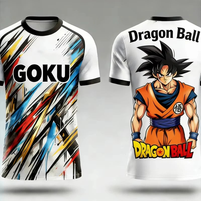 Dragon Ball Z Goku Pánske tričká s motívom anime Detské oblečenie Tričká s krátkym rukávom Základné kúsky Módne novinky Nový štýl Harajuku Y2k