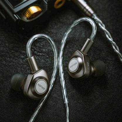 Kefine X ANELEARS Delci AE 10mm HiFi IEM Wired Earphones – DLC+PU Driver Dual Tuning In-Ear Monitors for Music & Gaming