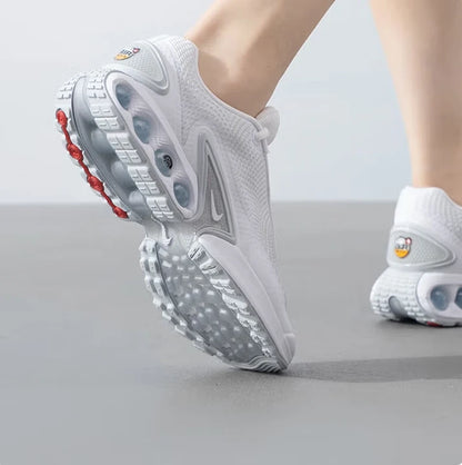 Nike Visualized Rear-Cushion Air Cushioning Support Wear-Resistant Fitness Training Women's Running Shoes New Unique Texture Commuter Sports Running Shoes Air Max Dn Solid Color Versatile Casual Sports Shoes Niche Design Non-