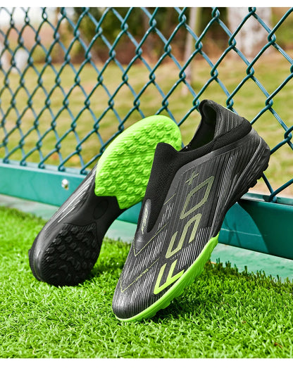 New Men Football Boots Match Grass Cleats High-quality Soccer Shoes Futsal Sneakers Non-Slip Indoor Hot-selling High-top Outdoor