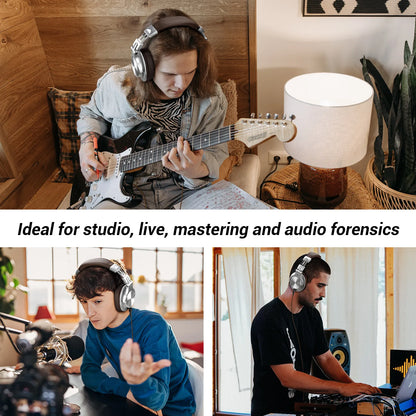 Oneodio Fusion A70 Wired + Wireless Bluetooth 5.2 Headphones For Phone With Mic Over Ear Studio DJ Headphone Recording Headset