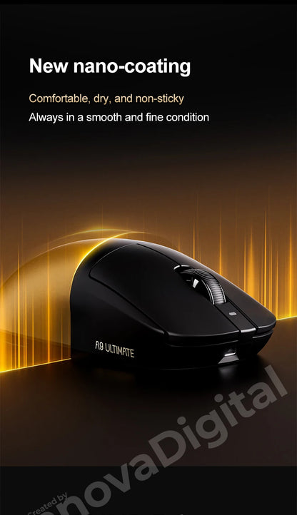 ATK Dragonfly A9 Ultimate bezdrôtová herná myš A9 Air PAW3950 ultraľahká ergonomická e-športová FPS myš pre hráčov CSGO A9 Ultra