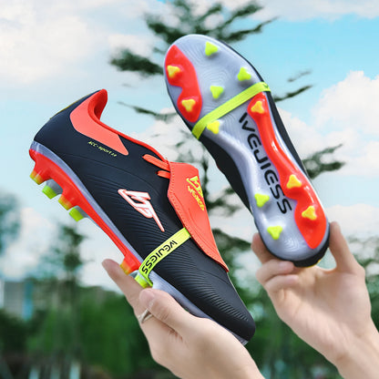 Nouvelles chaussures de football pour hommes, chaussures de soccer de haute qualité, crampons, chaussures unisexes pour femmes, vente flash, chaussures de futsal professionnelles, baskets TF/FG ultralégères