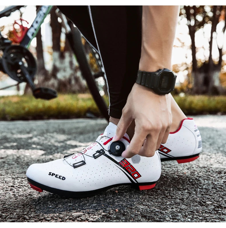 New Cycling Shoes MTB Cycling Men's Sports Shoes Self-Locking Speed Road Cycling Sports Shoes Women's SPD Cleats Cycling Shoes