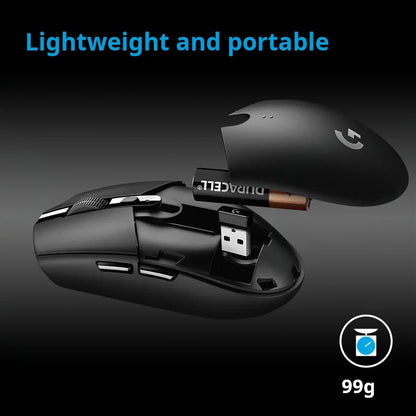 Logitech G304 LIGHTSPEED trådløs gamingmus, let og bærbar mus med makro til Jedi Survival, FPS, League of Heroes og Eat Chicken