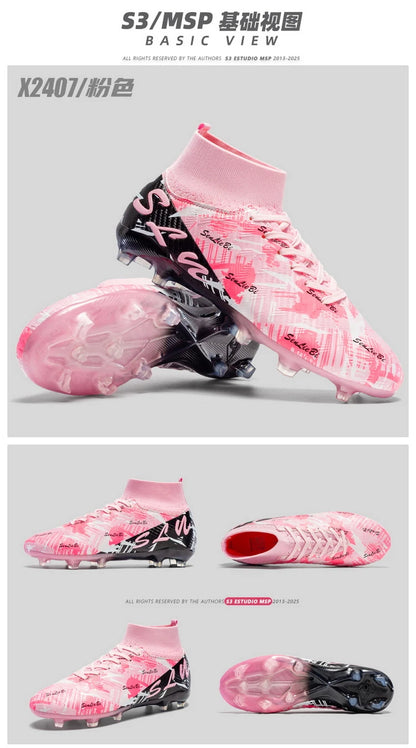 Professional Football Boots Men Soccer Shoes Society Football Cleats FG Ultralight Training Soccer Sneakers Outdoor Sports Shoe
