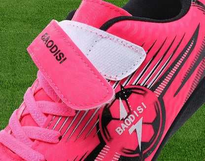 Chaussures de football originales à crampons pour cheville, nouvelles chaussures de football pour enfants, chaussures de futsal, baskets rapides pour intérieur, chaussures de sport pour terrain de société, chaussures de f