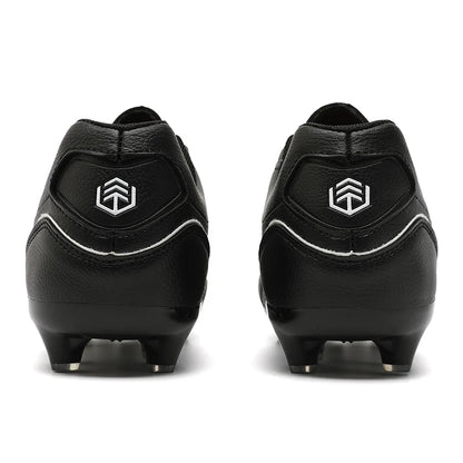 Men Long Spike Football Soccer Boots Outdoor Male Gym Training Sneakers Big Size Black White for Teenager Sports